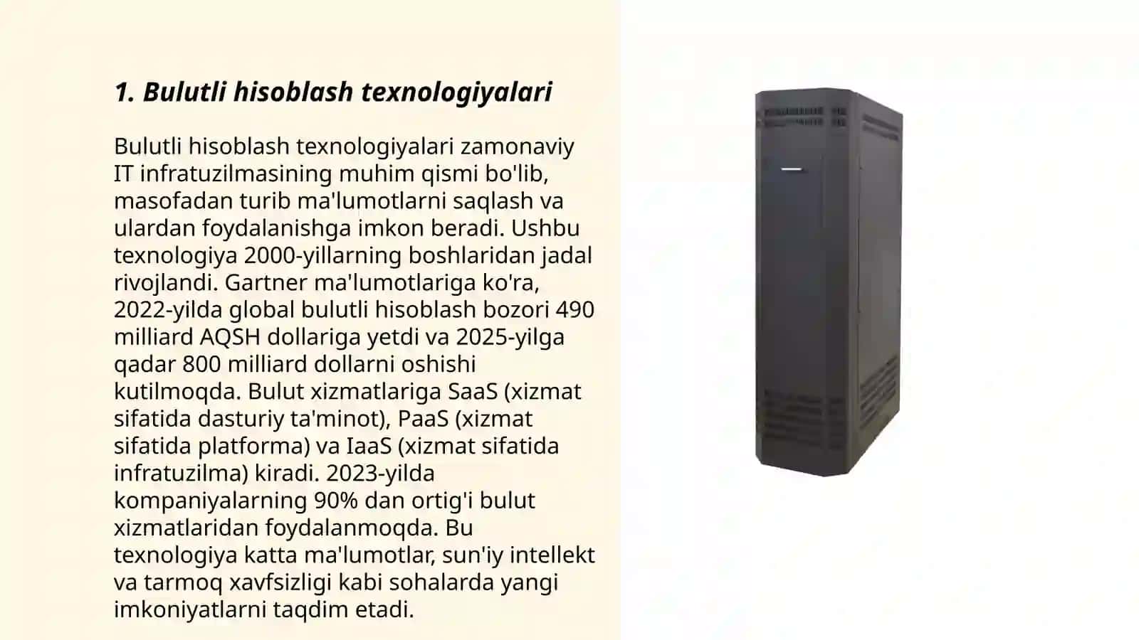 Tizimli va amaliy dasturiy ta'minotning rivojlanish tendentsiyalari 3
