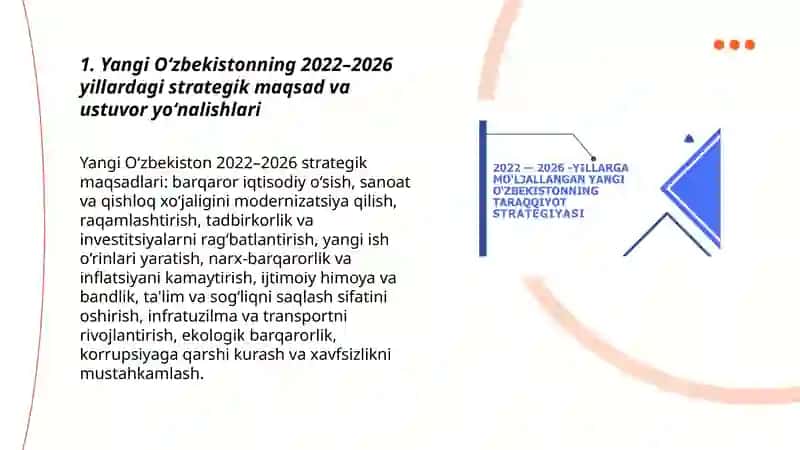 2022-2026-yillarga moʻljallangan Yangi Oʻzbekiston taraqqiyoti strategiyasi 3