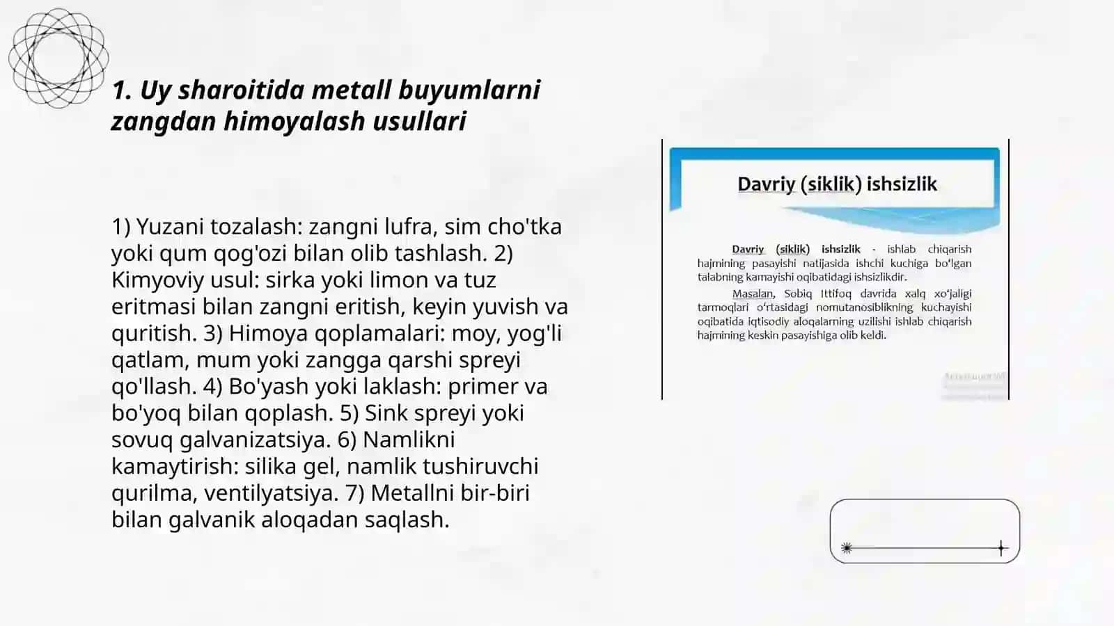 Uyda korroziyani kamaytirish yollari 3