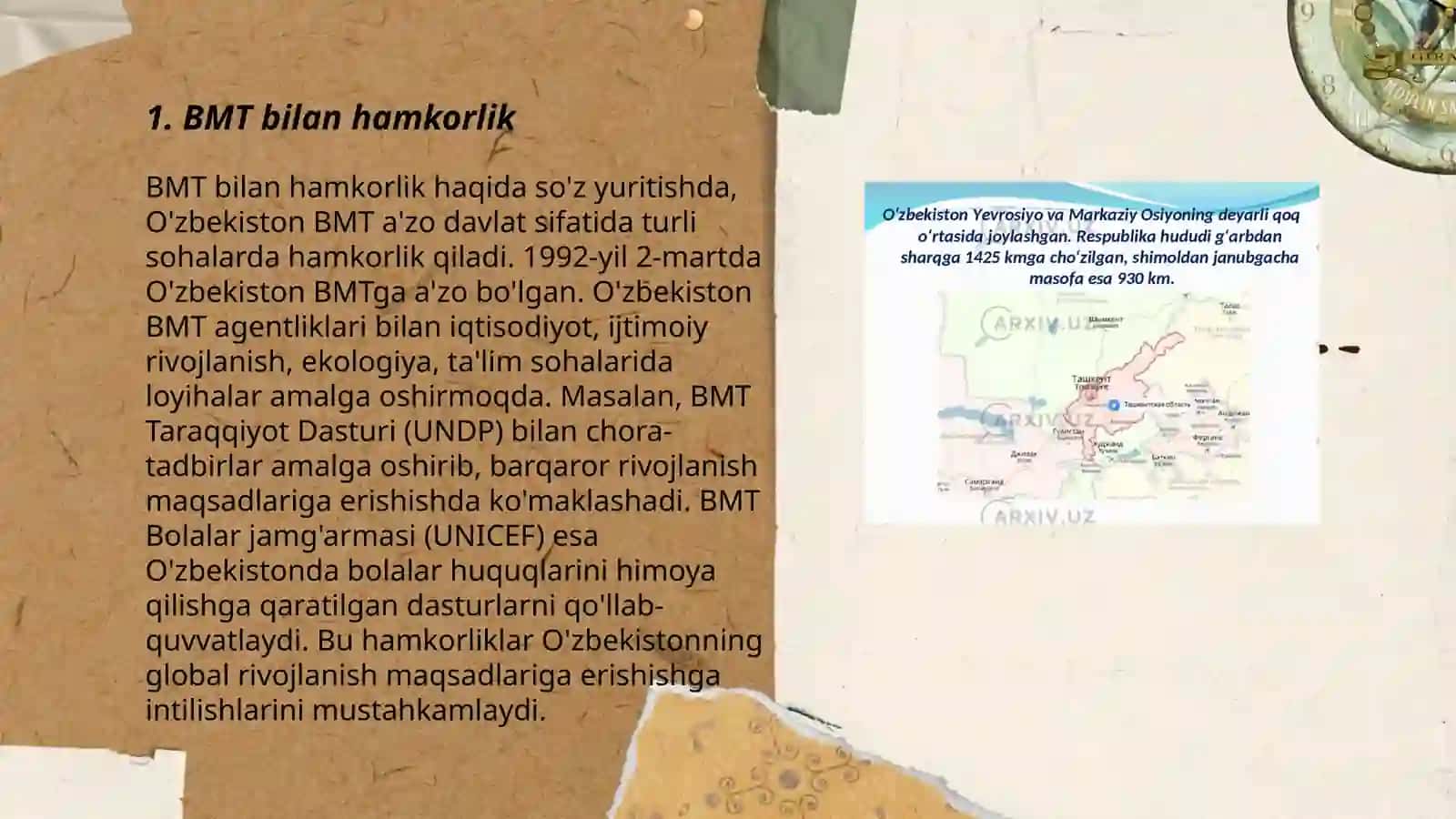 Ozbekistonning xalqaro tashkilotlar bilan hamkorlik aloqalari 3