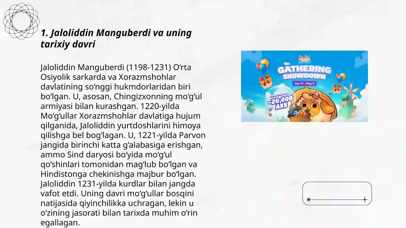 Nurullayev Muhammadqodirning O'zbekistonning engyangi tarixi fanidan tayorlagan taqdimoti 3