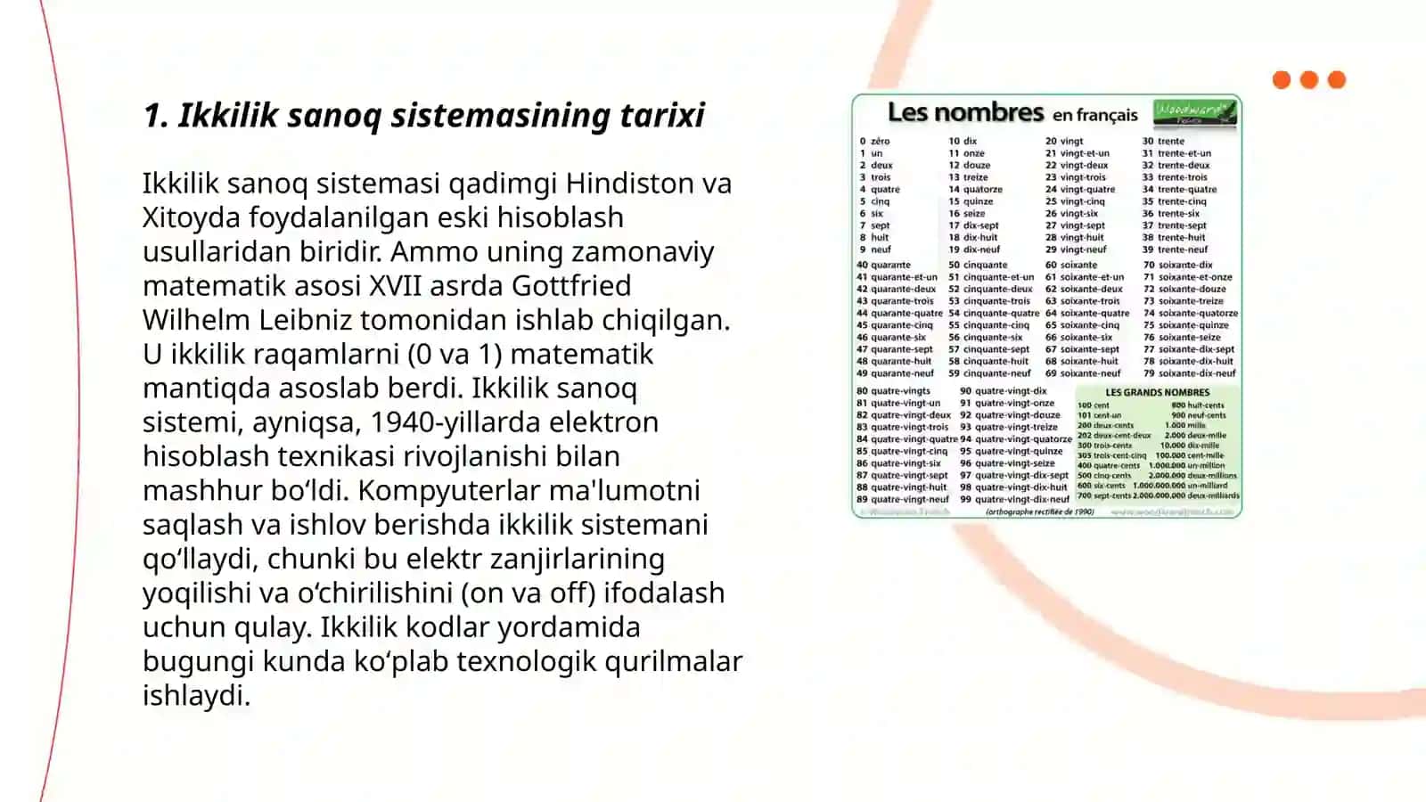 Ikkilik Sanoq Sistemasining Tadbiqi 3