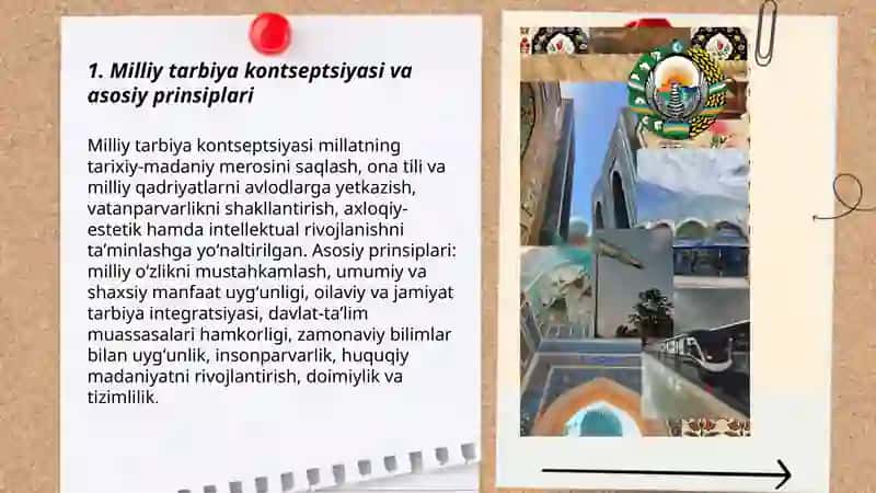 Milliy tarbiya jarayonini tashkil etishga doir yondashuvlar 3