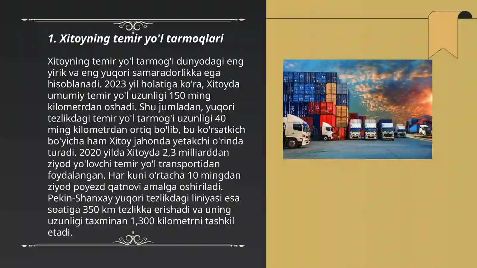 Xitoyning transporti 3