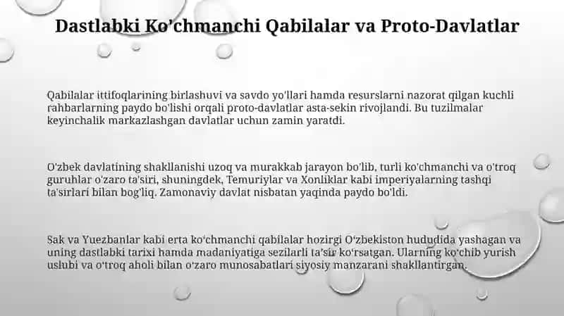 Oʻzbek davlatchiligi tarixi va taraqqiyoti 3