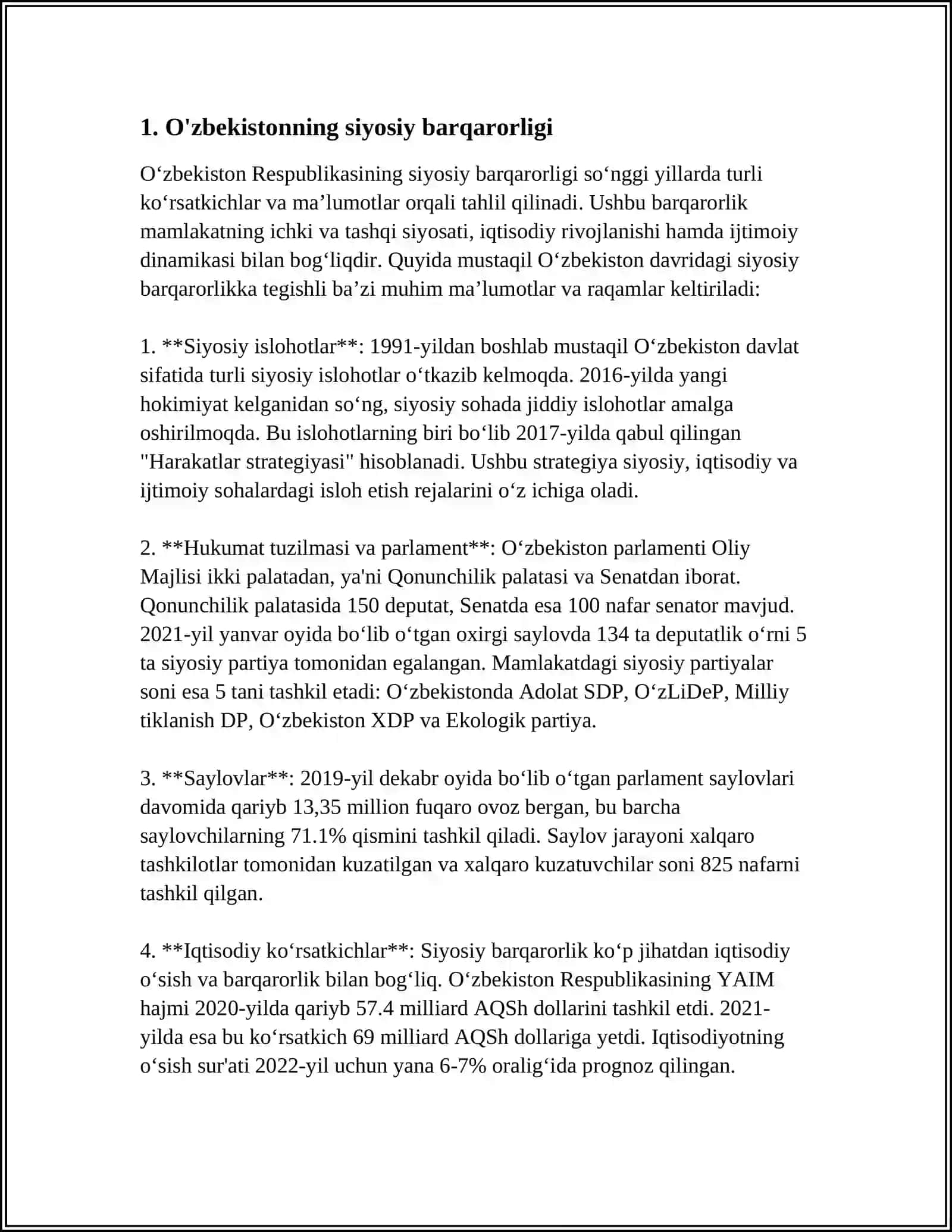 O'zbekistonning siyosiy-ijtimoiy va iqtisodiy istiqboli 3