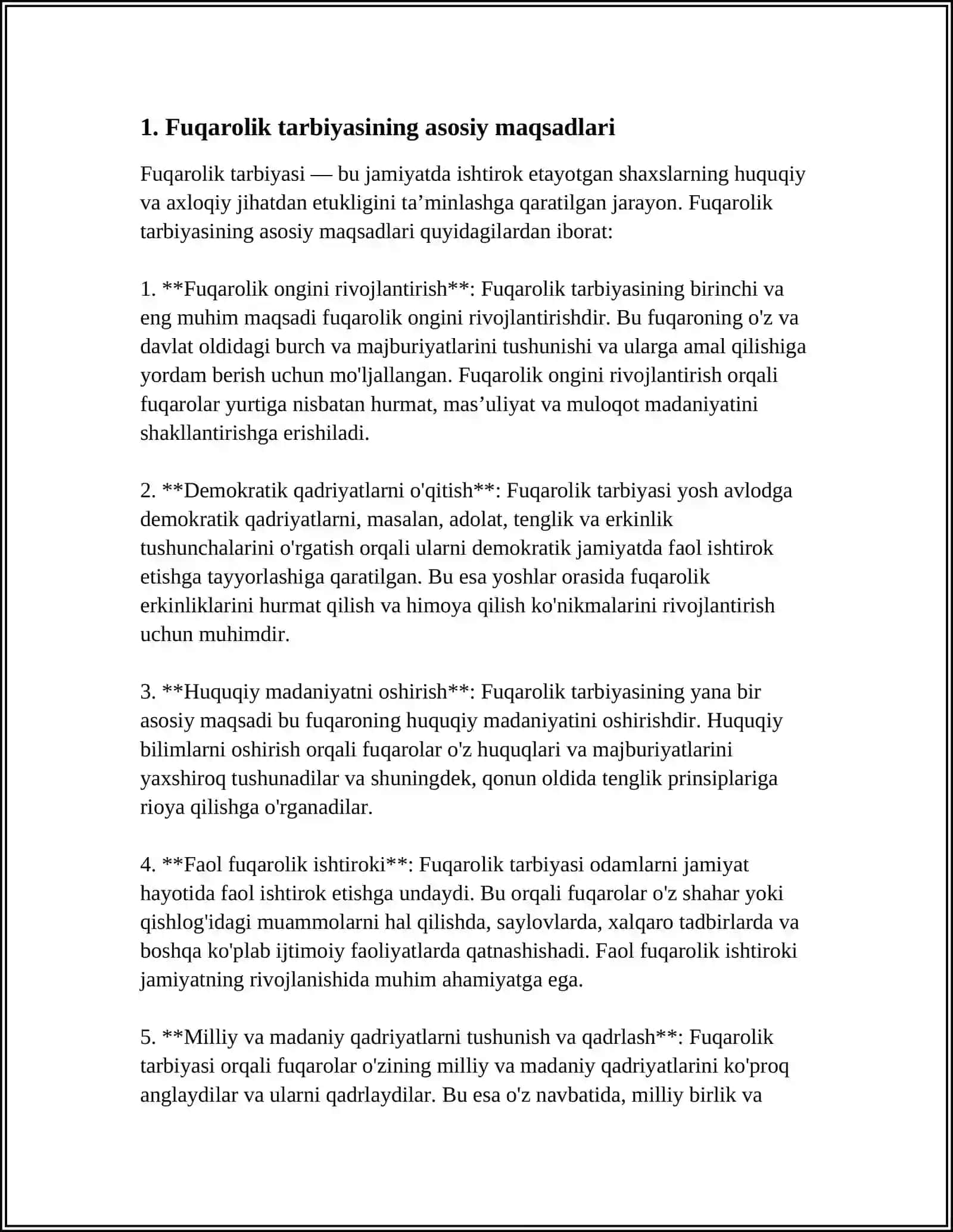 FUQAROLIK TARBIYASINING MAQSADI, VAZIFALARI VA METODLARI 3