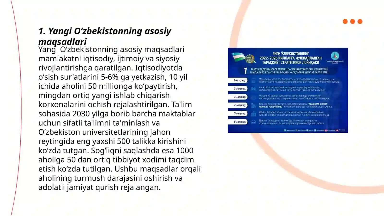 Yangi Oʻzbekiston taraqqiyot strategiyasi va uning mazmun mohiyati 3