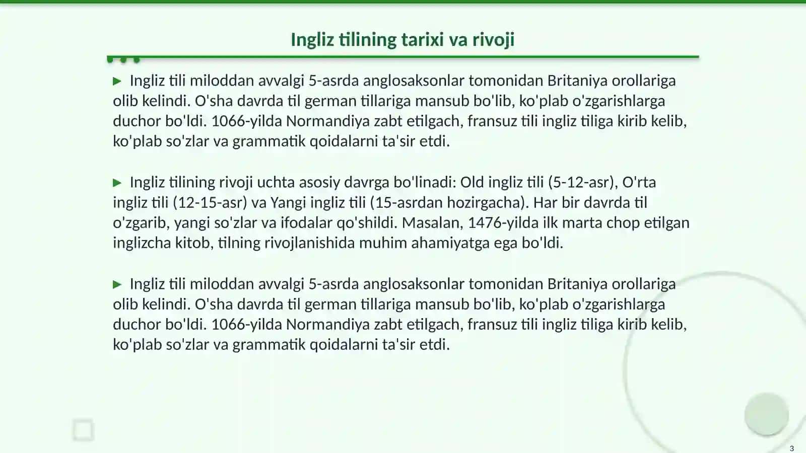 Ingliz tili haqida 3
