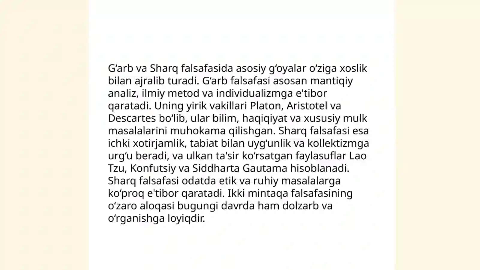 Garb va Sharq olimlarining 5 tadan goyalari 3