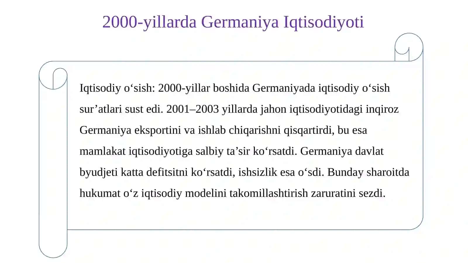 Germaniya Iqtisodiyoti (2000-2010) 3