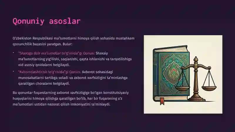 Ma’lumotlarni himoya qilish haqidagi qonun tamoyillari 3
