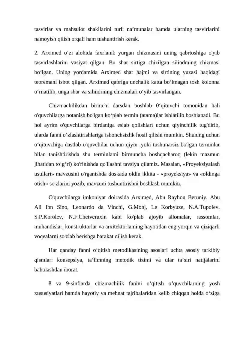 SINFDA CHIZMACHILIKDAN TANISHTIRISH DARSINI TASHKIL ETISH 3