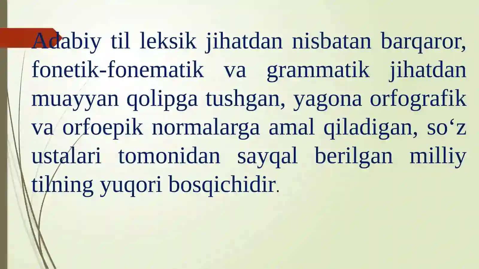 O‘zbek adabiy tili va shevalar munosabati.Areal lingvistika(Lingvogeografiya) va dialektologiya 3