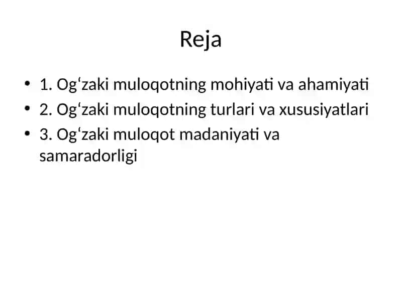 OG‘ZAKI MULOQOT 3