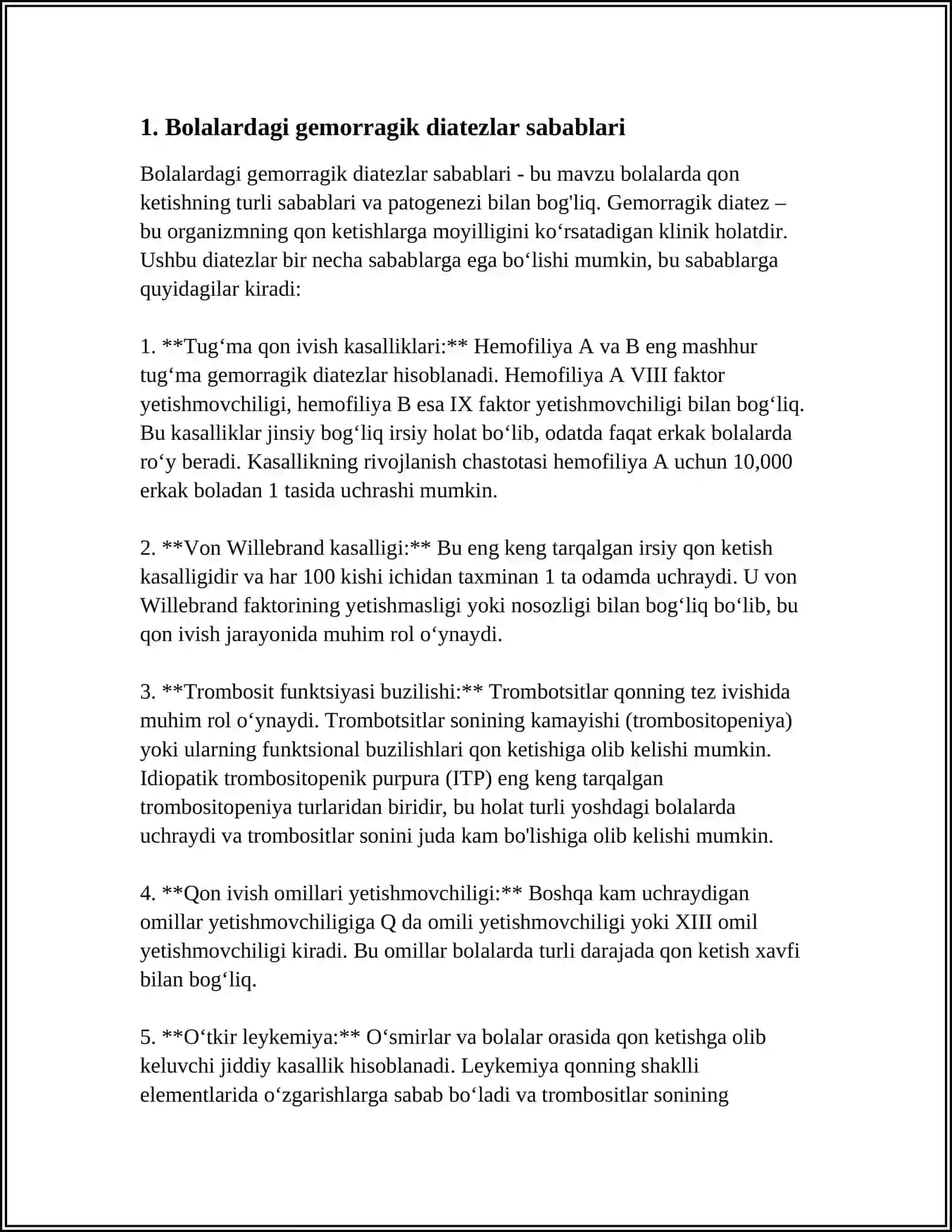 BOLALARDAGA GEMORAGIK DIATEZLAR ETIOLOGIYASI 3
