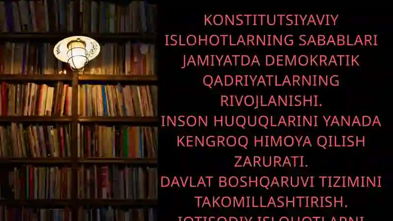 KONSTITUTSIYAVIY ISLOHOTLAR 3