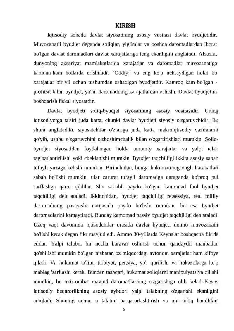 PUL BOZORIDA UZOQ MUDDATLI MUVOZANAT. M.FRIDMENNING MONETAR QOIDASI 3