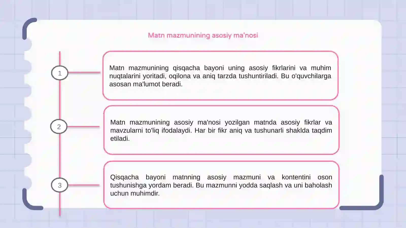 Matn mazmunining tahlili 3
