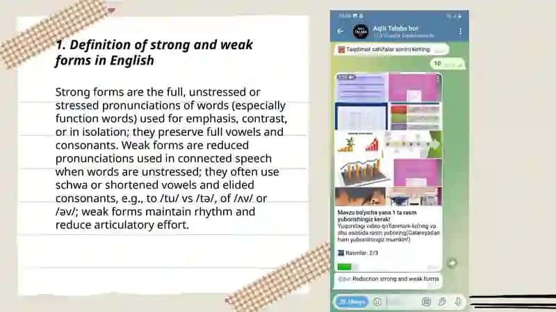 Reduction strong and weak forms 3