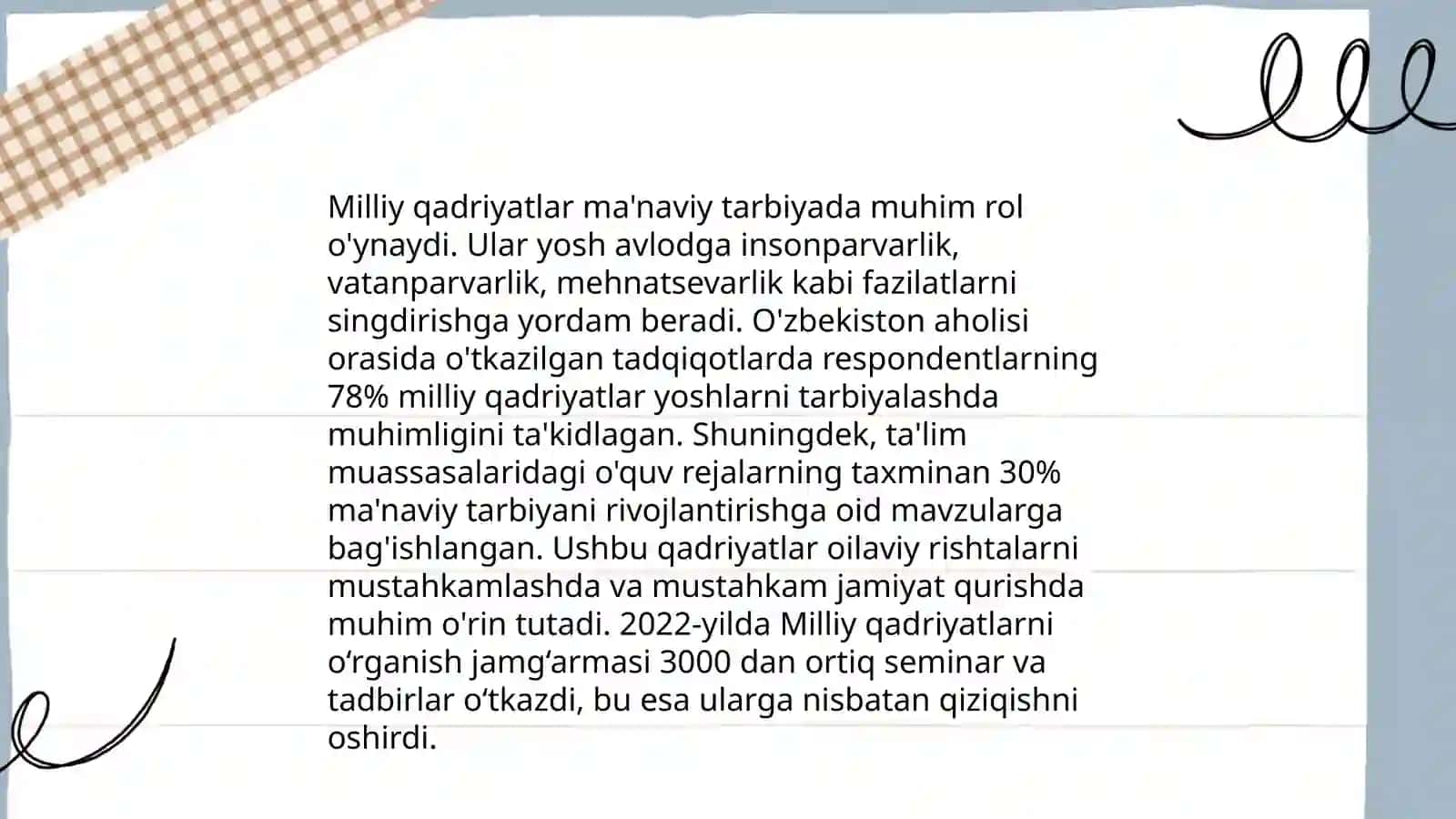 Milliy qadriyatlarning barkamol insonni tarbiyalashdagi ahamiyati 3