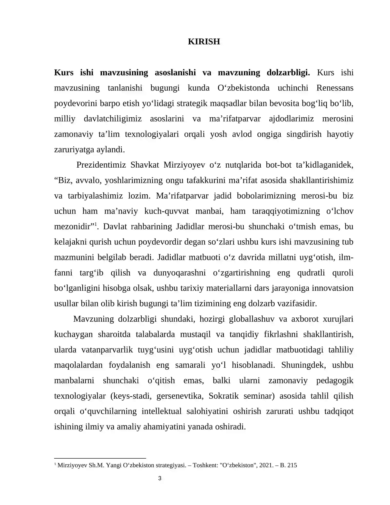 Jadidlar matbuotida materiallarini o‘qitishda ta’lim texnologiyalaridan foydalanish 3
