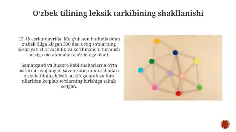 Oʻzbek Tilining Genetik Shakllanish Jarayoni 3