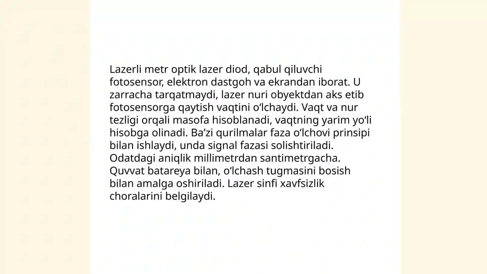Zamonaviy oʻlchash va rejalash asboblari 3