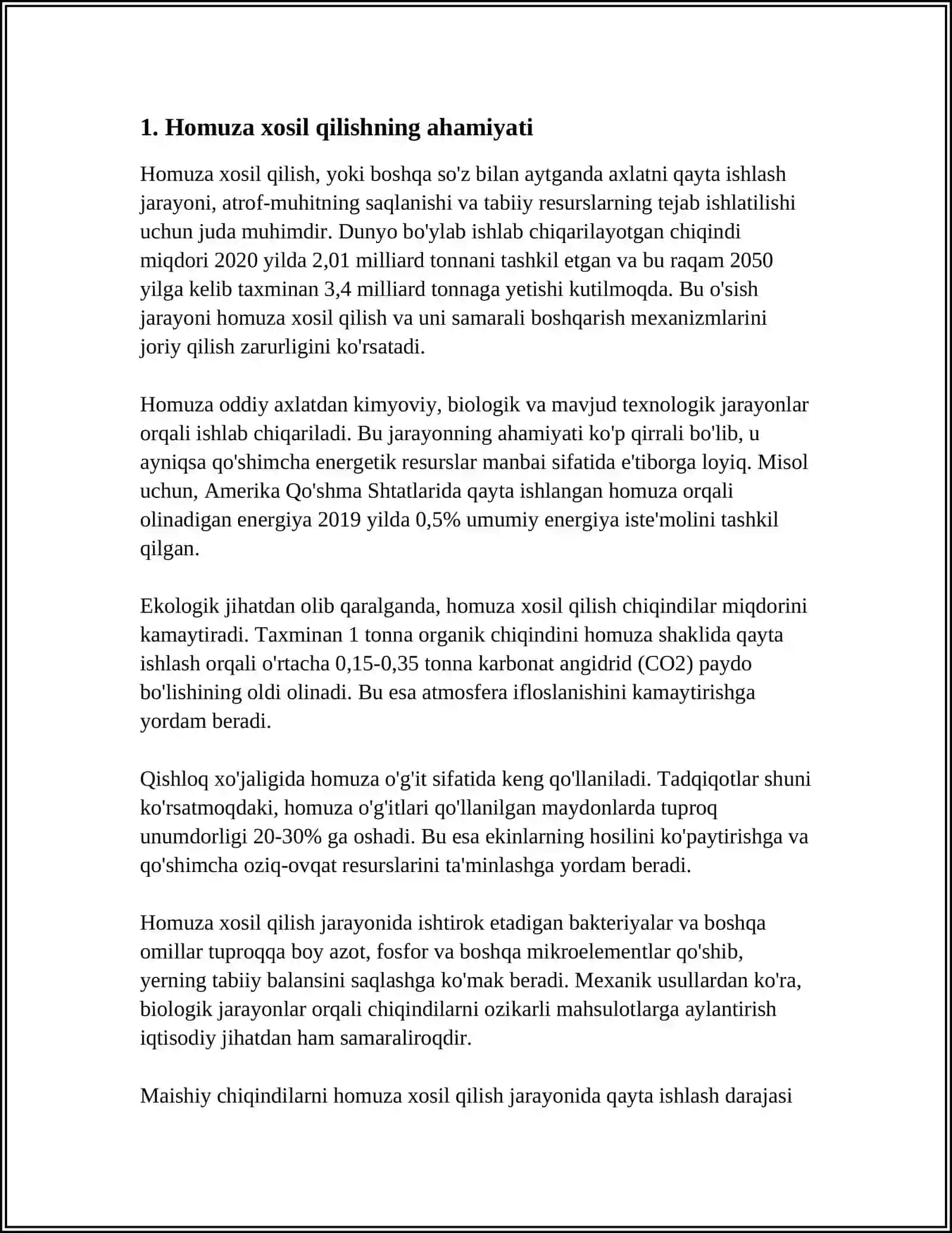 TO'QIMACHILIKDA HOMUZA XOSIL QILISH 3