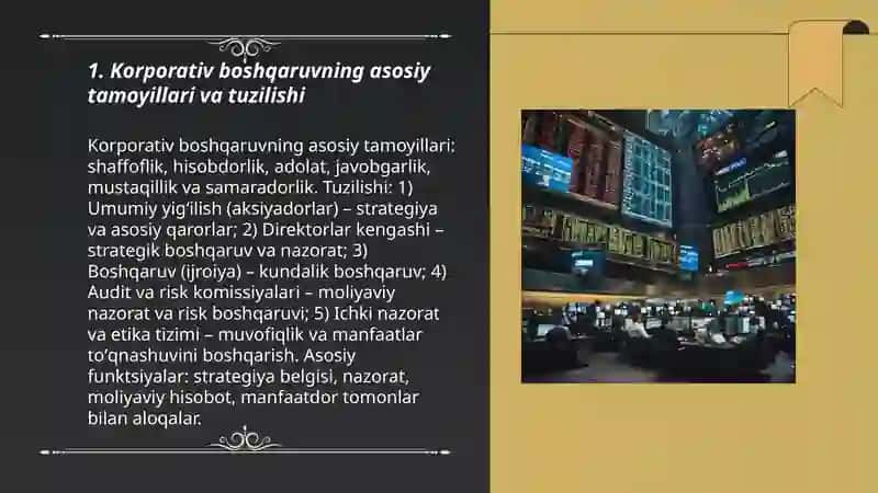 Korporativ boshqaruv va ijtimoiy javobgarlik 3