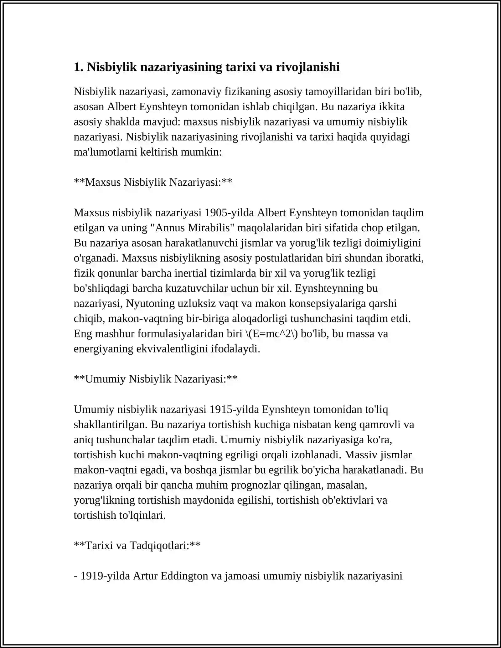 Nisbiylik Nazariyasi Elementlari 3