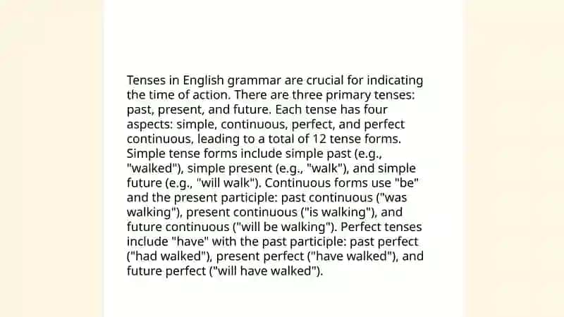 Tenses in English Grammar 3