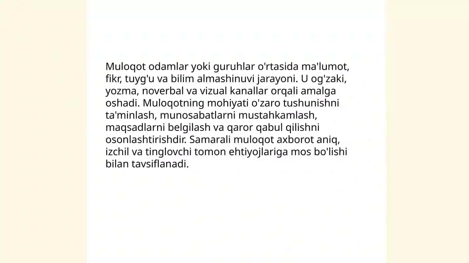 Muloqot haqida tushuncha 3