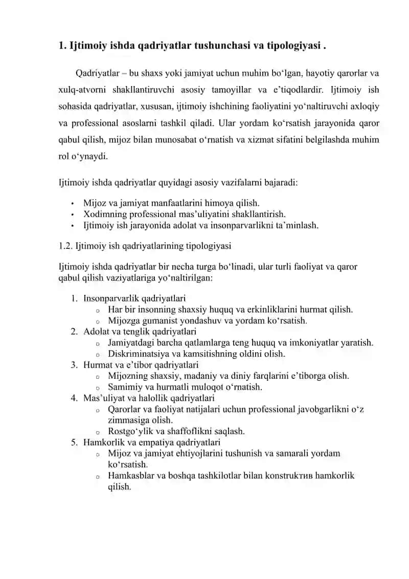 IJTIMOIY ISHDA ETIK PRINSIPLAR VA QADRIYATLAR . 3