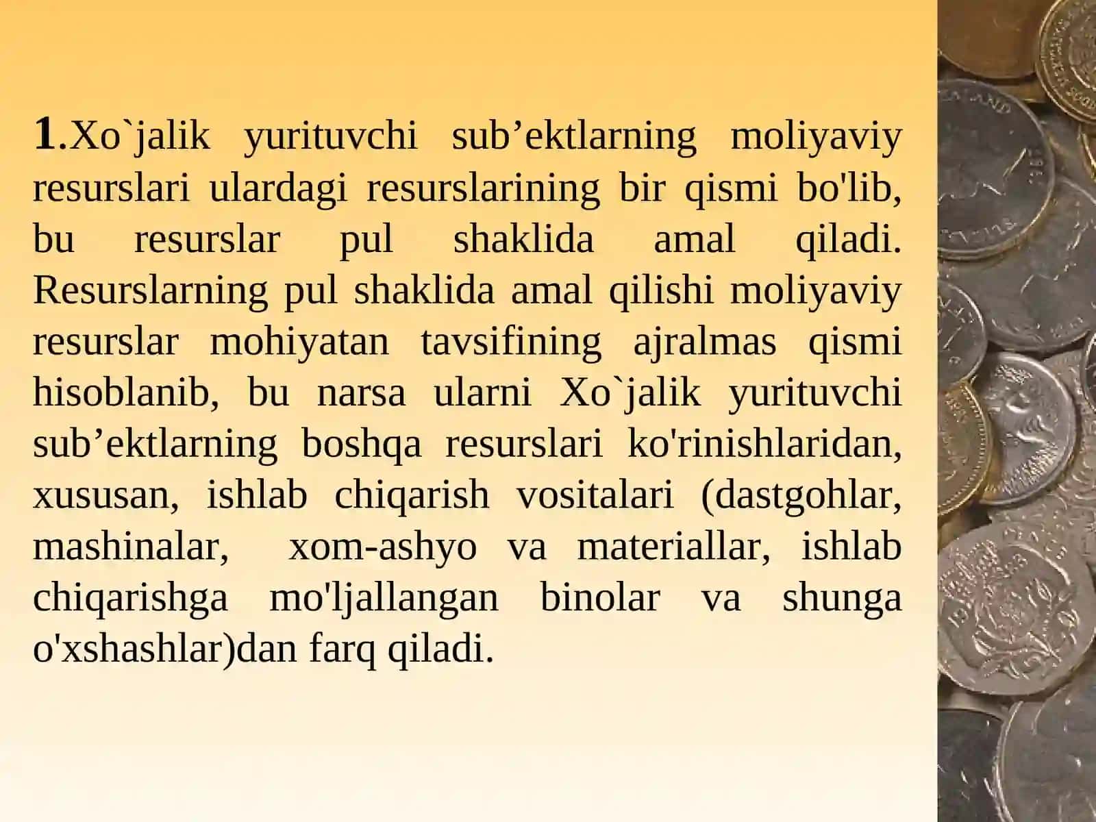 Xo`jalik yurituvchi sub’ektlarning moliyaviy resurslari, Asosiy va aylanma kapital doiraviy aylanishi 3