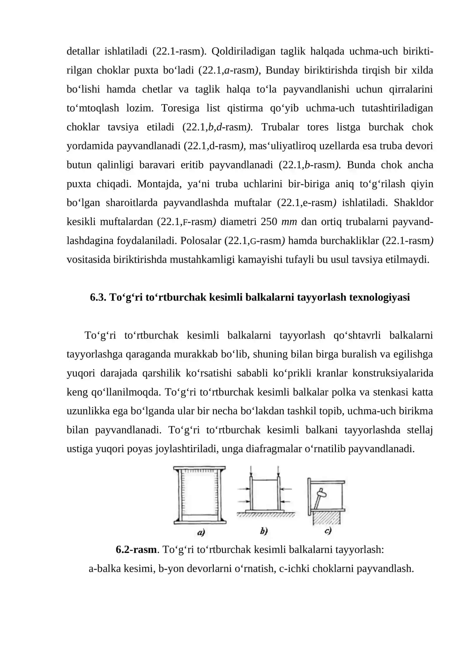 BALKALI KONSTRUKTSIYALARNI ISHLAB CHIQARISH 3
