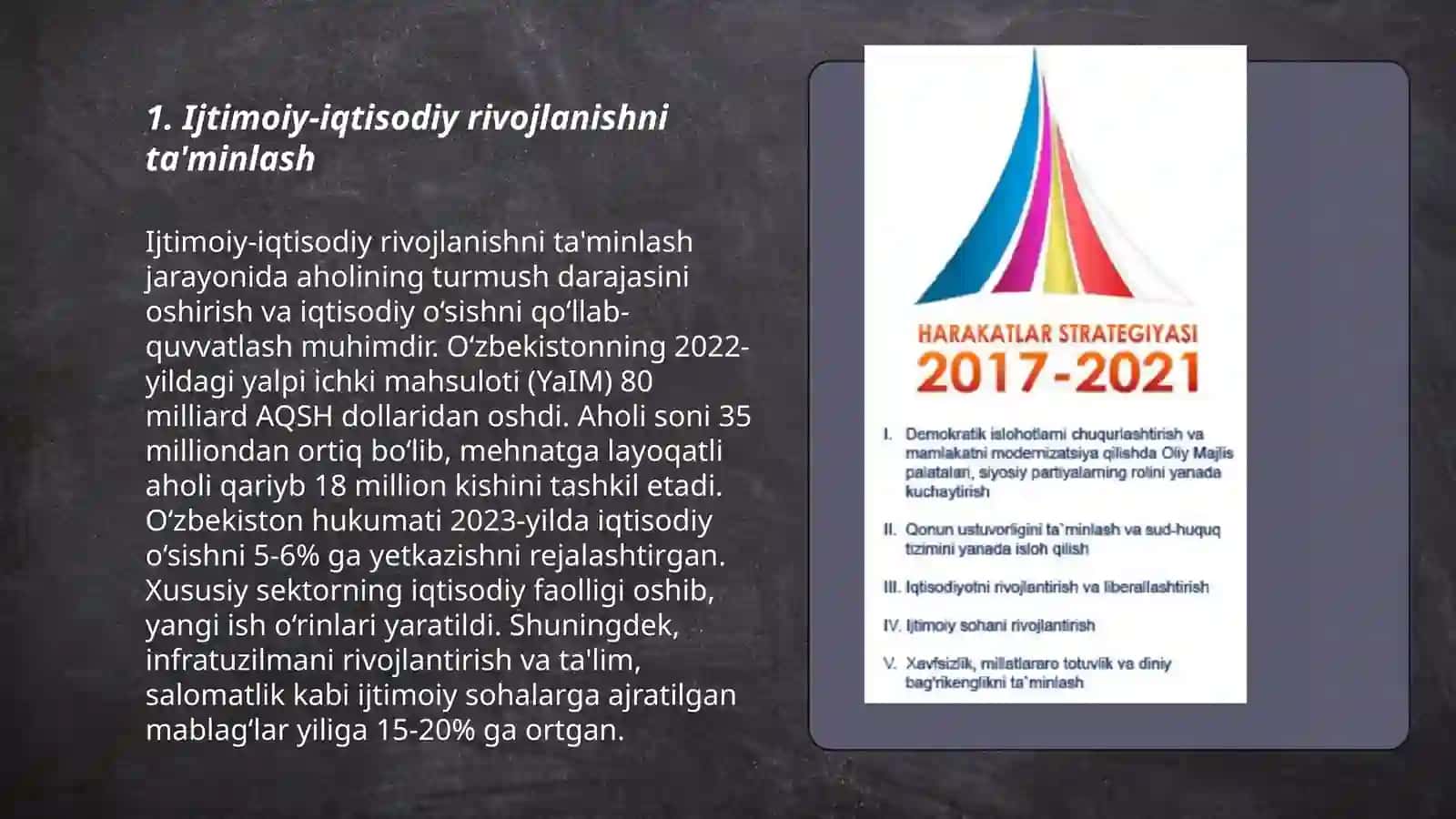 Harakatlar strategiyasi mazmun va mohiyati 3