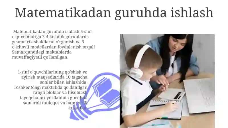 Matematikadan guruhda ishlash 3