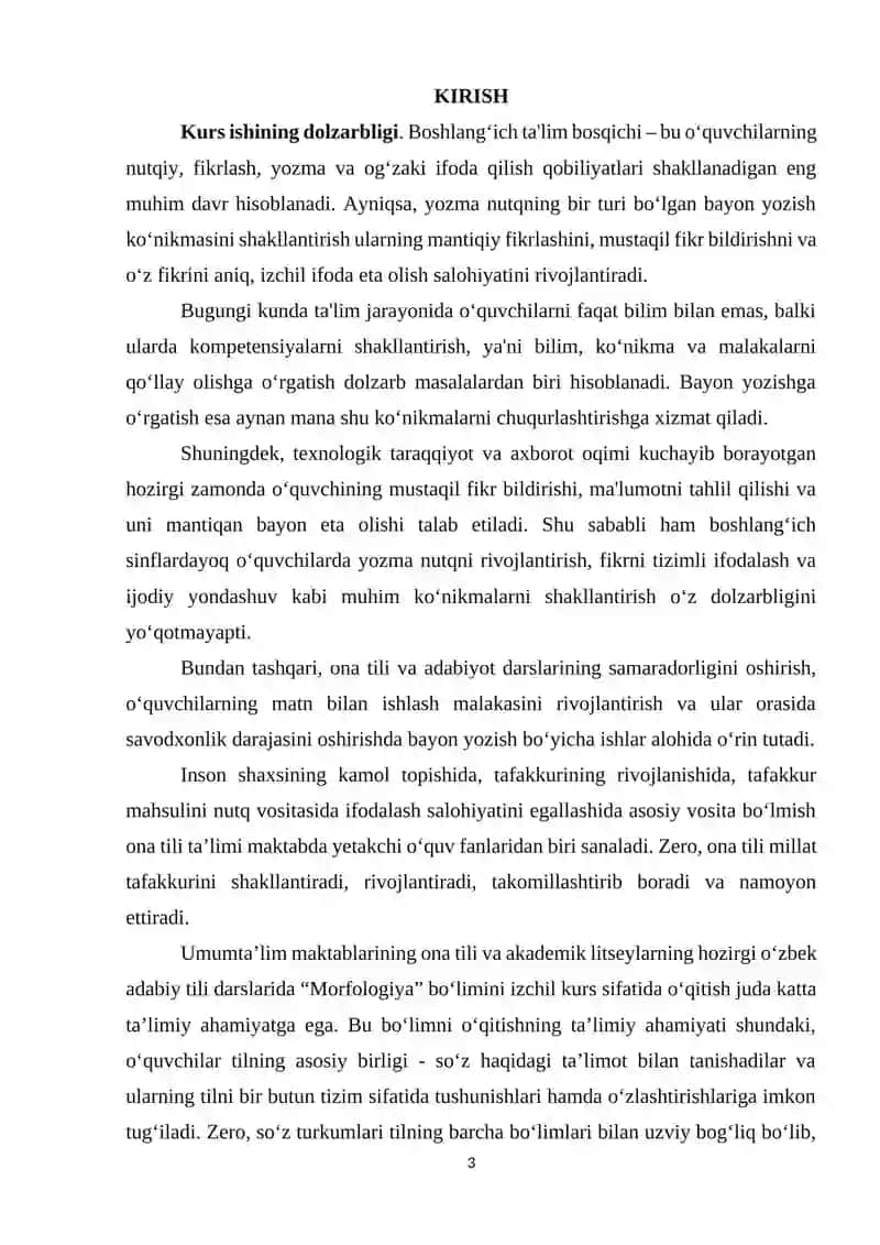 Boshlang‘ich sinf o‘quvchilarni bayon yozishga o‘rgatish 3