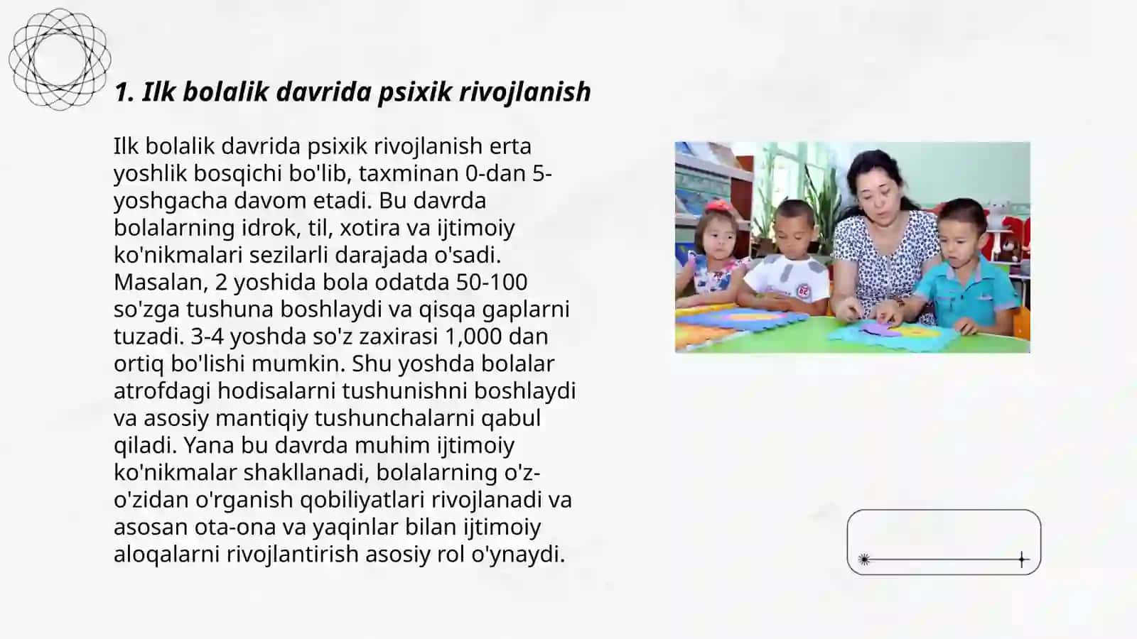 Ilk bolalik va maktabgacha yosh davrida pisixik rivojlanish 3