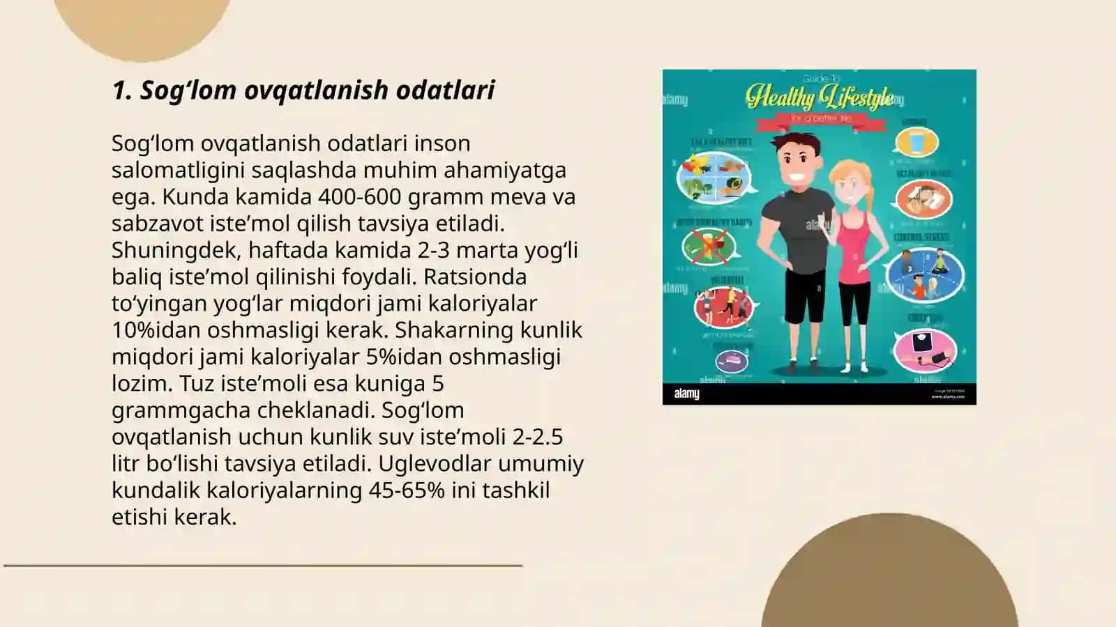 Sogʻlom bo'lishning 10 ta siri 3