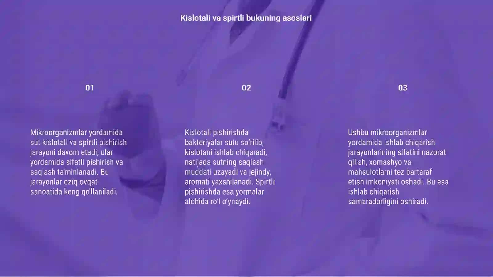 Mikroorganizmlar Yordamida Sut Kislotali va Spirtli Pishirish 3