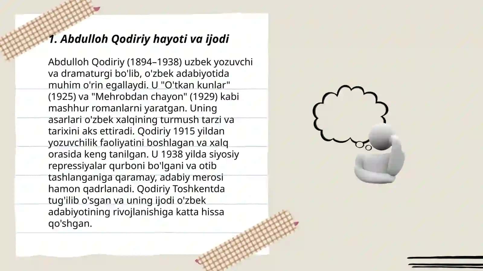 Abdulloh Qodiriy hayoti va ijodi 3