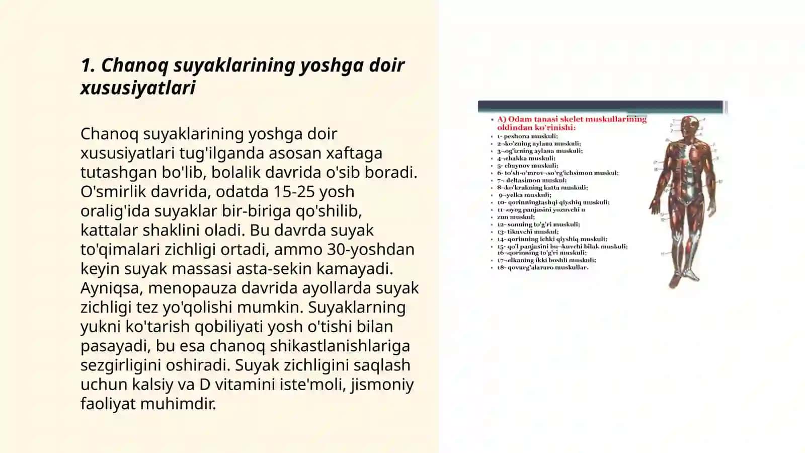 Chanoq va oyoq suyaklarining yoshga nisbatan xususiyatlari. Sport va mehnat faoliyatini chanoq va oyoq suyaklariga tasiri, rivojlanish nuqsonlari 3
