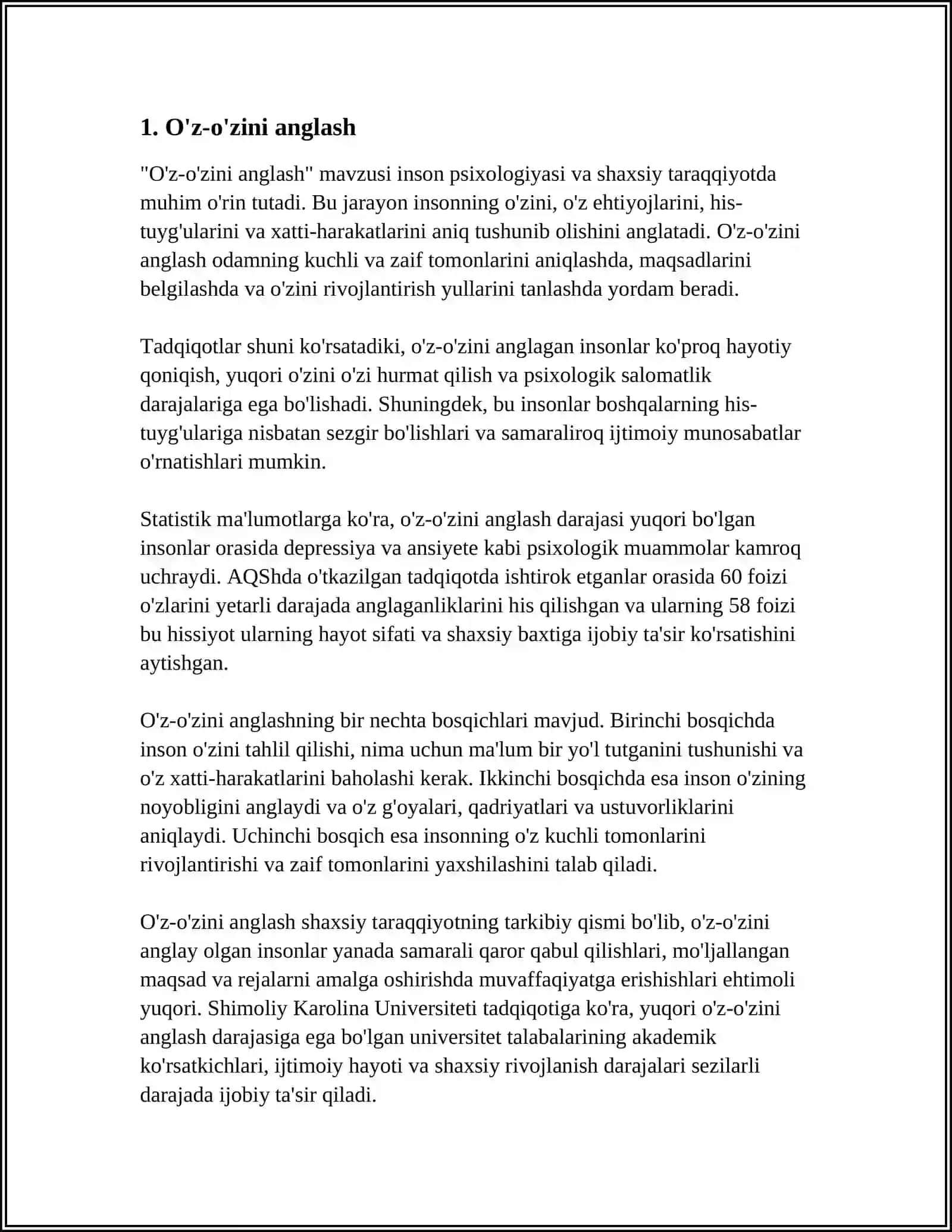 IJTIMOIY O’Z -O’ZINI BOSHQARISH 3