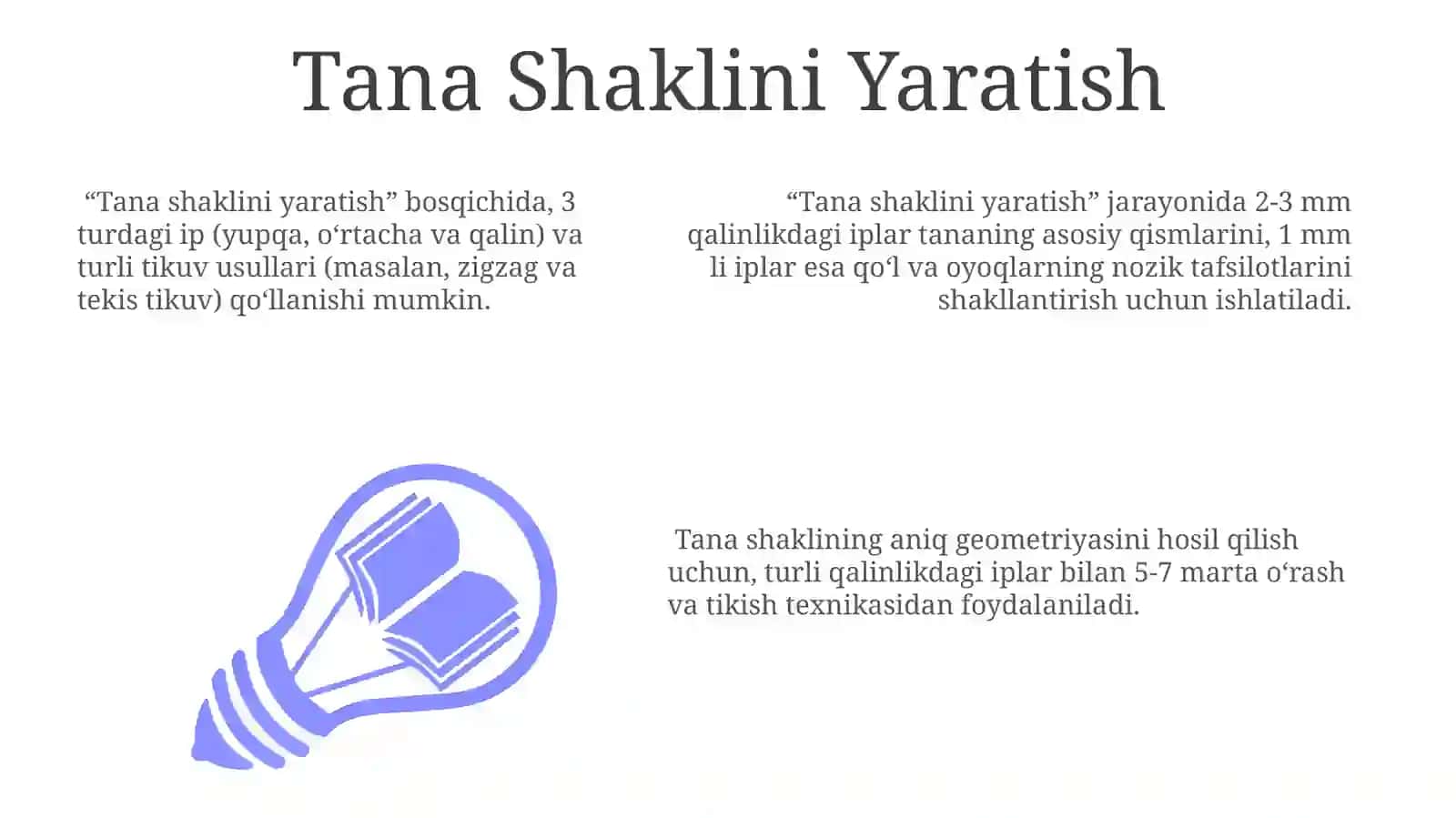 Tana Shaklini Yaratish 3
