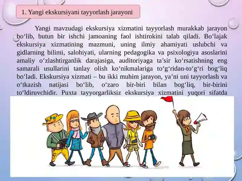 Ekskursiya obyektini tanlash va ekskursiyani tashkil etish 3