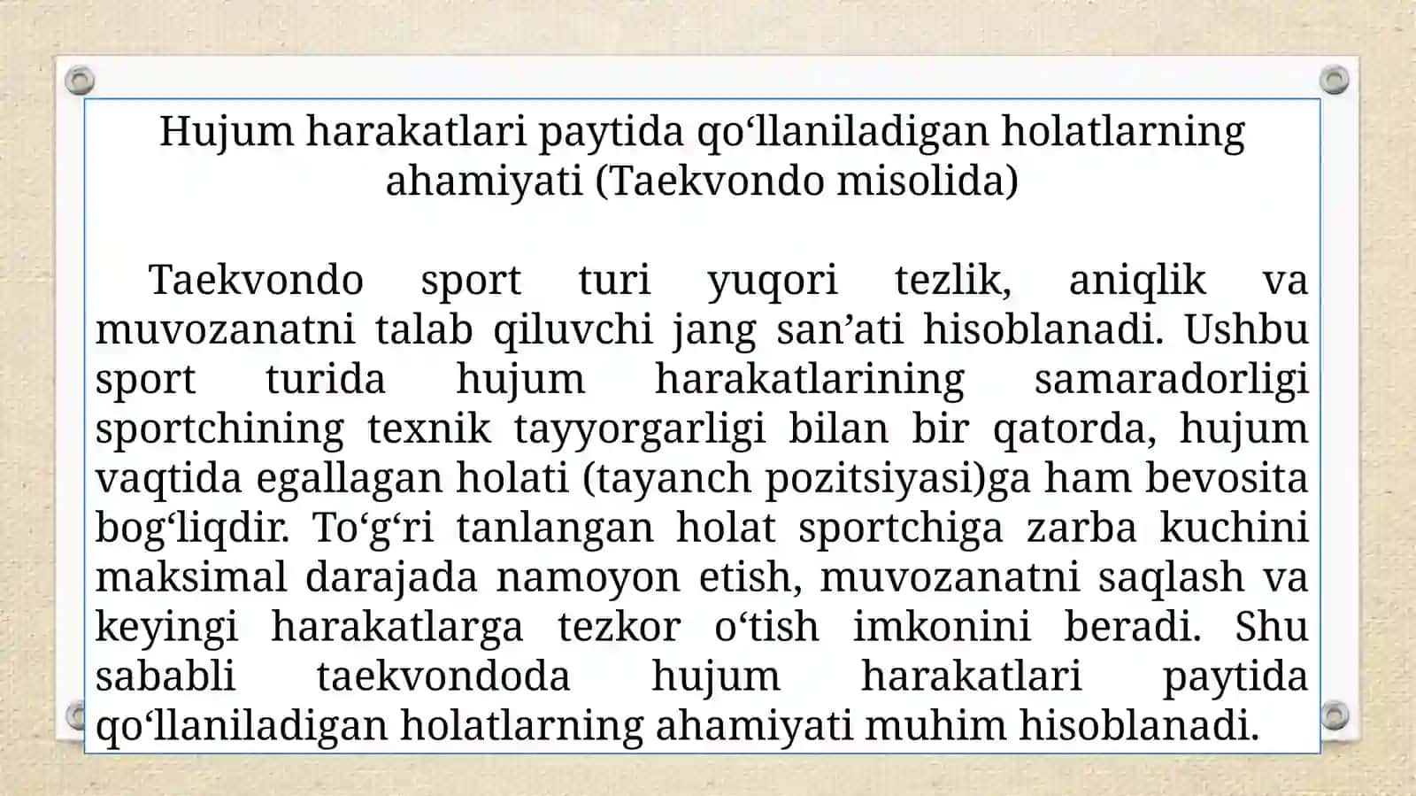 HUJUM HARAKATLARI PAYTIDA QO‘LLANILADIGAN HOLATLARNING AXAMIYATI 3