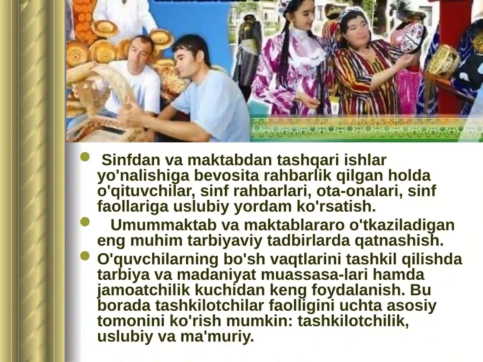 Tarbiyaviy ishlarni tashkilotish uslubi 3