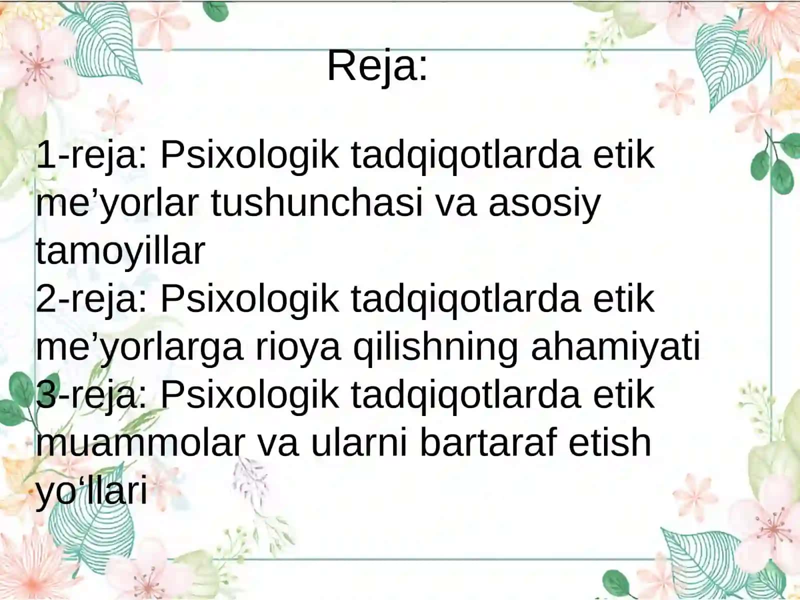 Psixologik Tadqiqotlarda Etik Me’yorlar va ularning ahamiyati 3